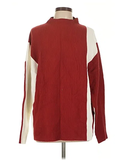 Pre-owned Unbranded Turtleneck Sweater In Red