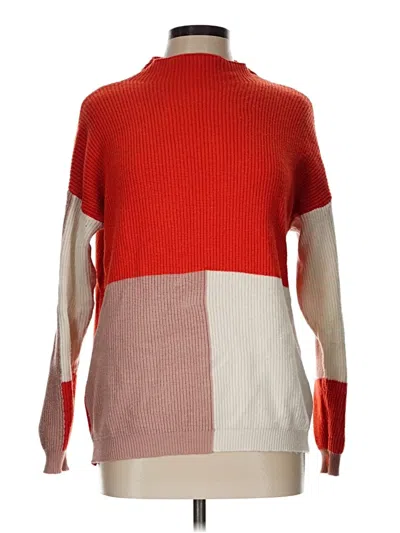 Pre-owned Unbranded Turtleneck Sweater In Red