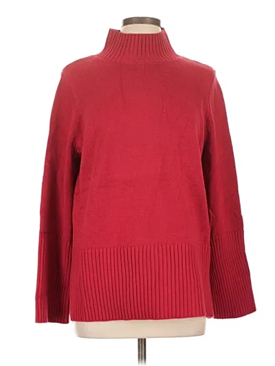 Pre-owned Unbranded Turtleneck Sweater In Red
