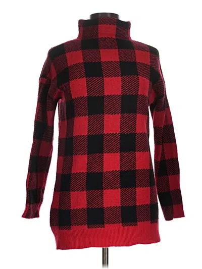 Pre-owned Unbranded Turtleneck Sweater In Red
