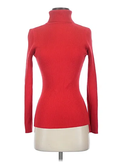 Pre-owned Unbranded Turtleneck Sweater In Red