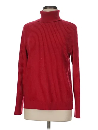 Pre-owned Unbranded Turtleneck Sweater In Red