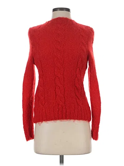 Pre-owned Unbranded Turtleneck Sweater In Red