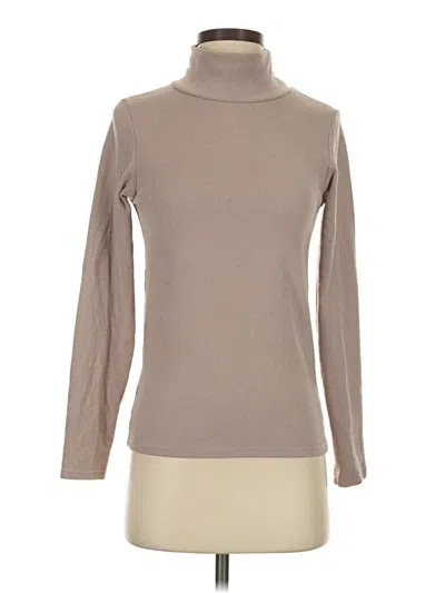 Pre-owned Unbranded Turtleneck Sweater In Tan