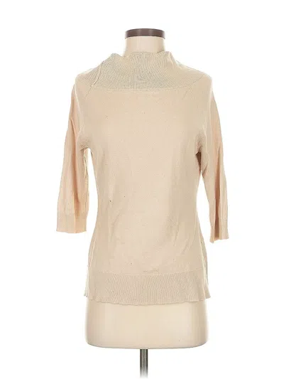 Pre-owned Unbranded Turtleneck Sweater In Tan