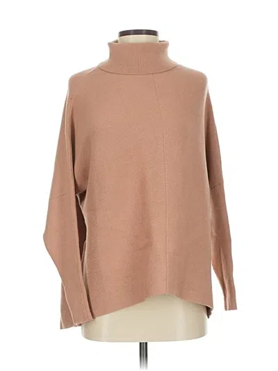 Pre-owned Unbranded Turtleneck Sweater In Tan
