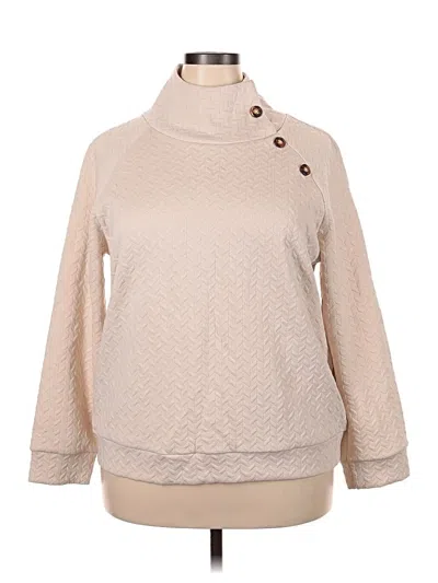 Pre-owned Unbranded Turtleneck Sweater In Tan