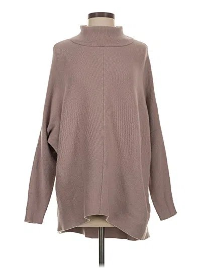 Pre-owned Unbranded Turtleneck Sweater In Tan