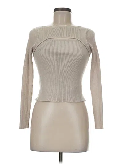 Pre-owned Unbranded Turtleneck Sweater In Tan