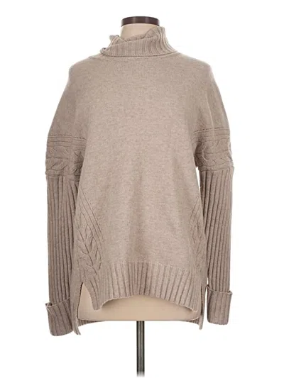 Pre-owned Unbranded Turtleneck Sweater In Tan