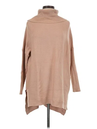 Pre-owned Unbranded Turtleneck Sweater In Tan