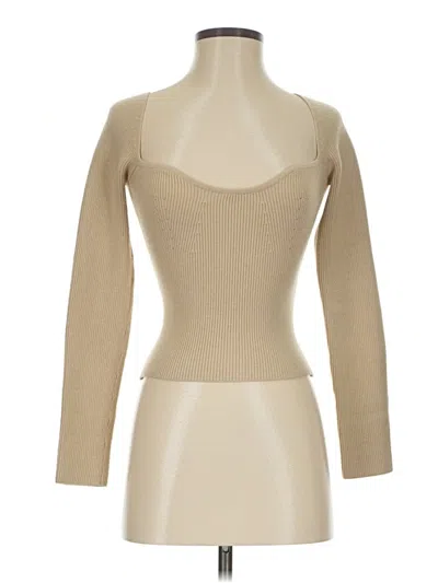 Pre-owned Unbranded Turtleneck Sweater In Tan