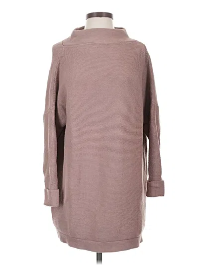 Pre-owned Unbranded Turtleneck Sweater In Tan