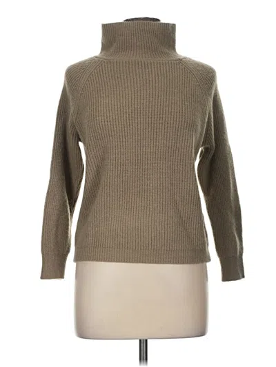 Pre-owned Unbranded Turtleneck Sweater In Tan