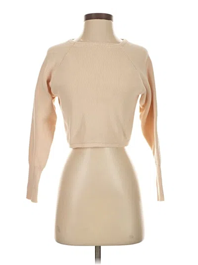 Pre-owned Unbranded Turtleneck Sweater In Tan