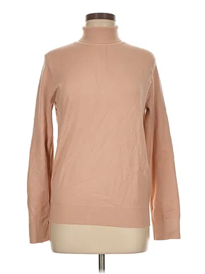Pre-owned Unbranded Turtleneck Sweater In Tan