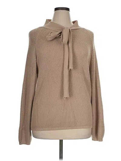 Pre-owned Unbranded Turtleneck Sweater In Tan
