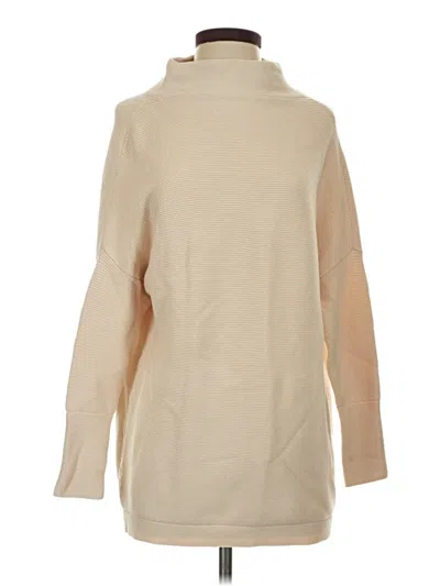 Pre-owned Unbranded Turtleneck Sweater In Tan