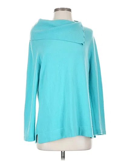 Pre-owned Unbranded Turtleneck Sweater In Teal