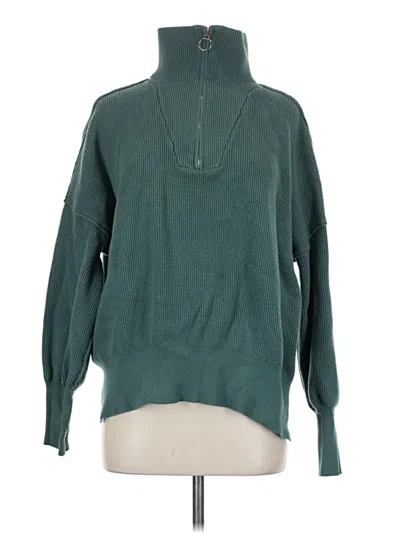 Pre-owned Unbranded Turtleneck Sweater In Teal