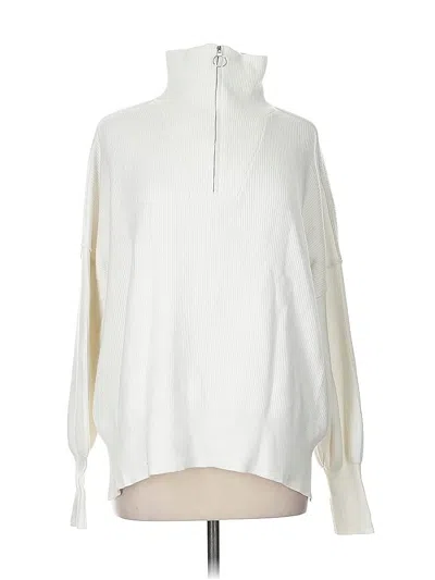Pre-owned Unbranded Turtleneck Sweater In White