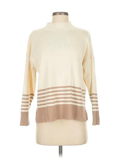 Pre-owned Unbranded Turtleneck Sweater In White