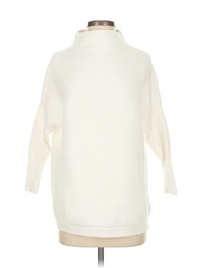 Pre-owned Unbranded Turtleneck Sweater In White