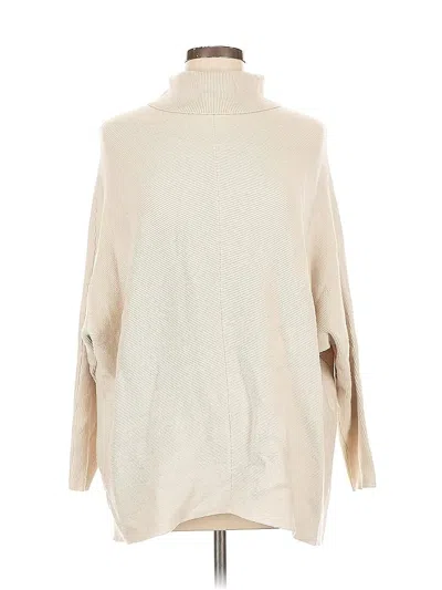 Pre-owned Unbranded Turtleneck Sweater In White