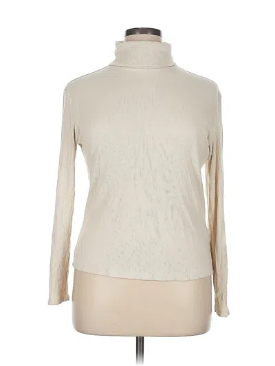 Pre-owned Unbranded Turtleneck Sweater In White