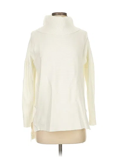Pre-owned Unbranded Turtleneck Sweater In White