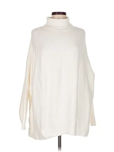 Pre-owned Unbranded Turtleneck Sweater In White