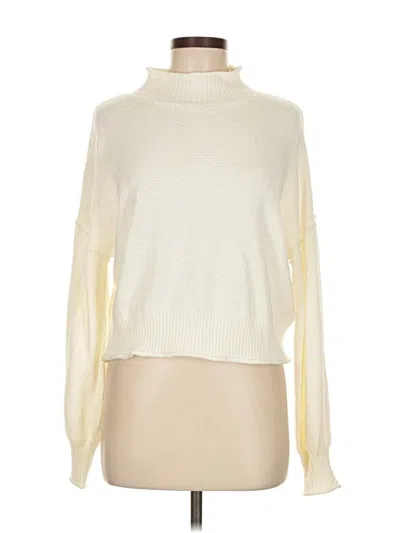 Pre-owned Unbranded Turtleneck Sweater In White