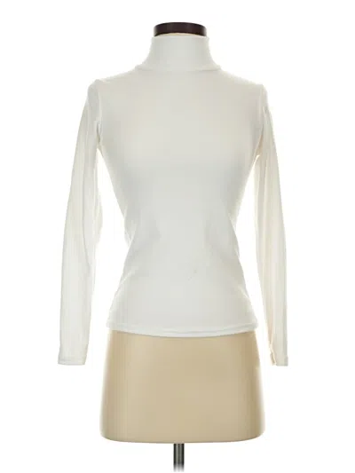 Pre-owned Unbranded Turtleneck Sweater In White