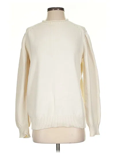 Pre-owned Unbranded Turtleneck Sweater In White