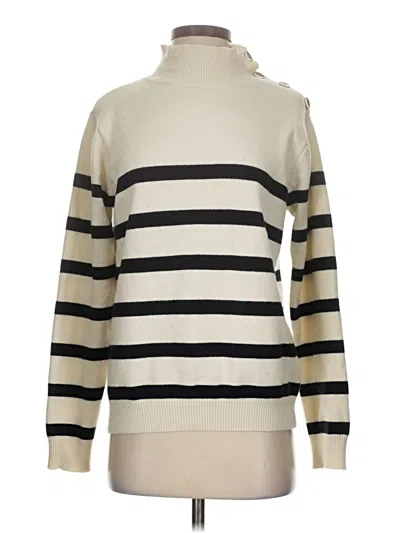 Pre-owned Unbranded Turtleneck Sweater In White