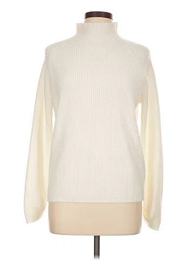 Pre-owned Unbranded Turtleneck Sweater In White