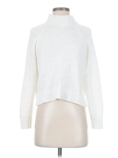 Pre-owned Unbranded Turtleneck Sweater In White