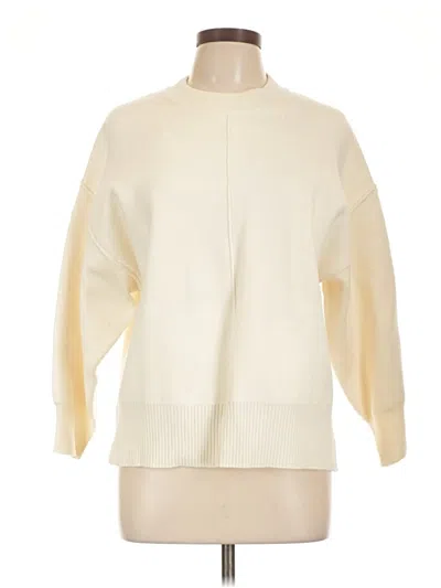 Pre-owned Unbranded Turtleneck Sweater In White
