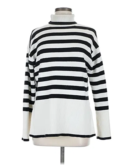 Pre-owned Unbranded Turtleneck Sweater In White