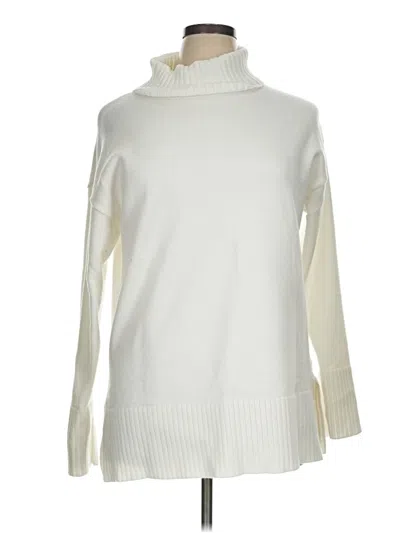 Pre-owned Unbranded Turtleneck Sweater In White