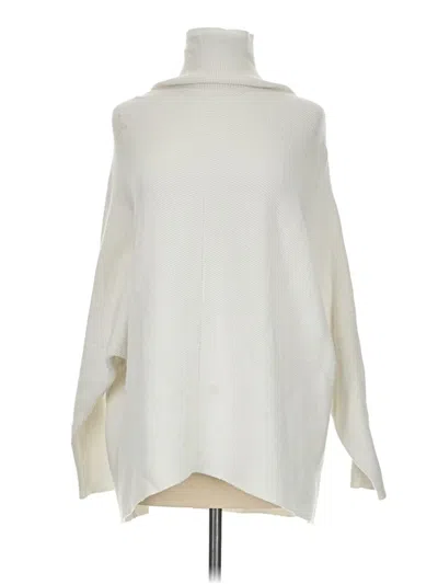 Pre-owned Unbranded Turtleneck Sweater In White