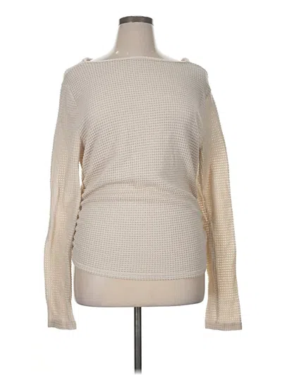 Pre-owned Unbranded Turtleneck Sweater In White