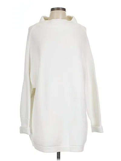 Pre-owned Unbranded Turtleneck Sweater In White