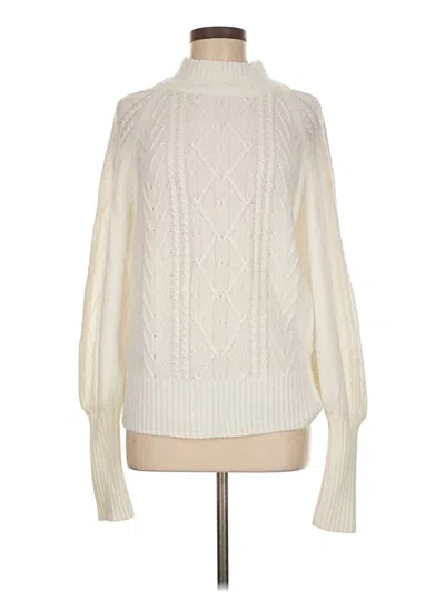 Pre-owned Unbranded Turtleneck Sweater In White