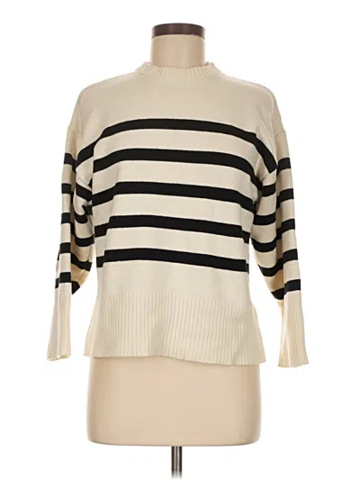 Pre-owned Unbranded Turtleneck Sweater In White