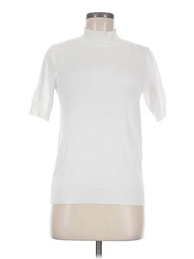 Pre-owned Unbranded Turtleneck Sweater In White