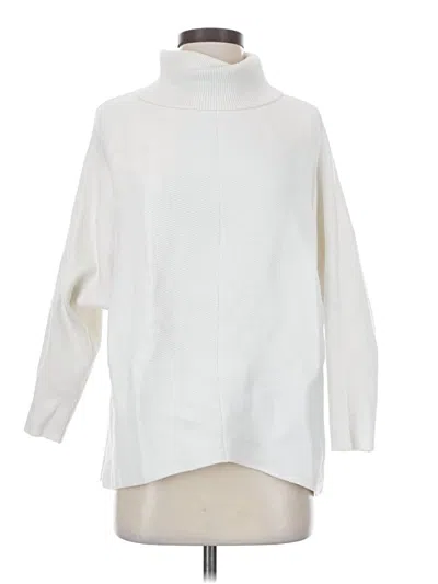 Pre-owned Unbranded Turtleneck Sweater In White