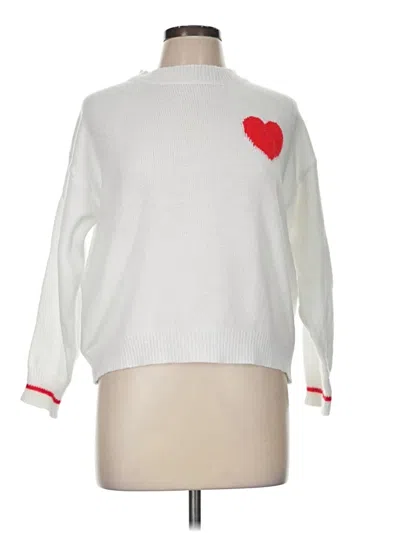 Pre-owned Unbranded Turtleneck Sweater In White