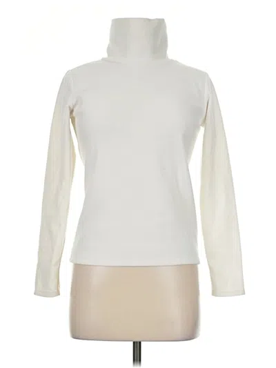 Pre-owned Unbranded Turtleneck Sweater In White