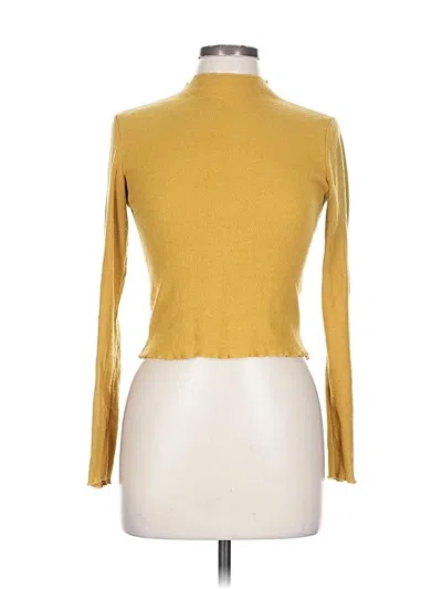 Pre-owned Unbranded Turtleneck Sweater In Yellow